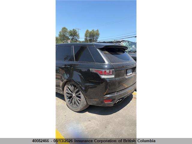 2016 Land Rover Range Rover Sport Svr მანქანა იყიდება აუქციონზე, vin: SALWZ2EF1GA107709, აუქციონის ნომერი: 40082466