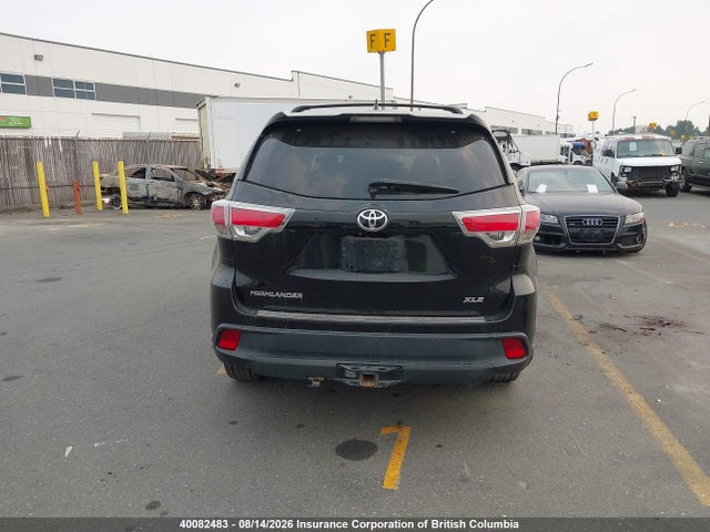 Aukcja sprzedaży 2016 Toyota Highlander Xle, vin: 5TDJKRFH6GS504818, numer aukcji: 40082483