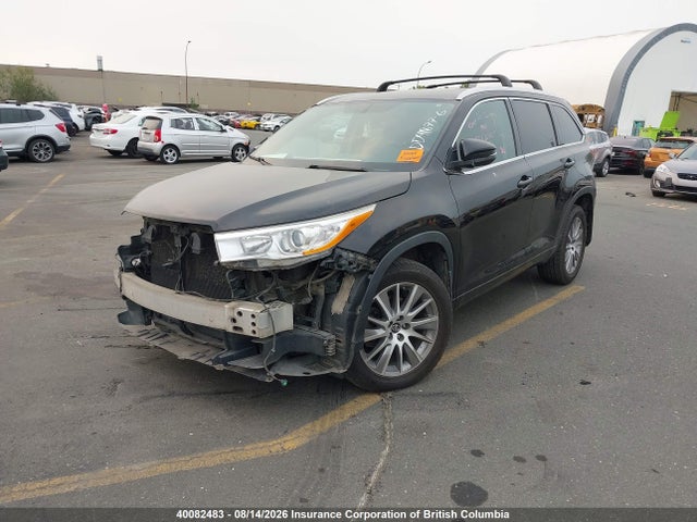 Aukcja sprzedaży 2016 Toyota Highlander Xle, vin: 5TDJKRFH6GS504818, numer aukcji: 40082483