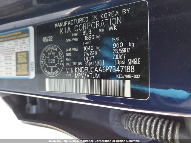 Aukcja sprzedaży 2023 Kia Seltos S, vin: KNDEUCAA6P7347188, numer aukcji: 40082489