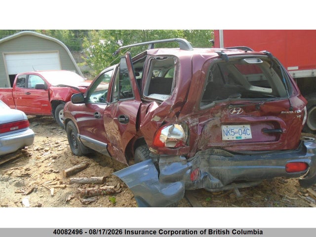 Aukcja sprzedaży 2003 Hyundai Santa Fe, vin: KM8SB13D33U543682, numer aukcji: 40082496