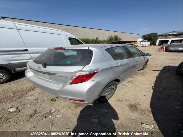 2014 Toyota Yaris მანქანა იყიდება აუქციონზე, vin: VNKKTUD30EA005011, აუქციონის ნომერი: 40082504