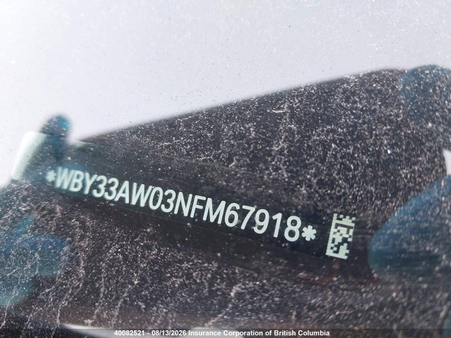WBY33AW03NFM67918 BMW I4