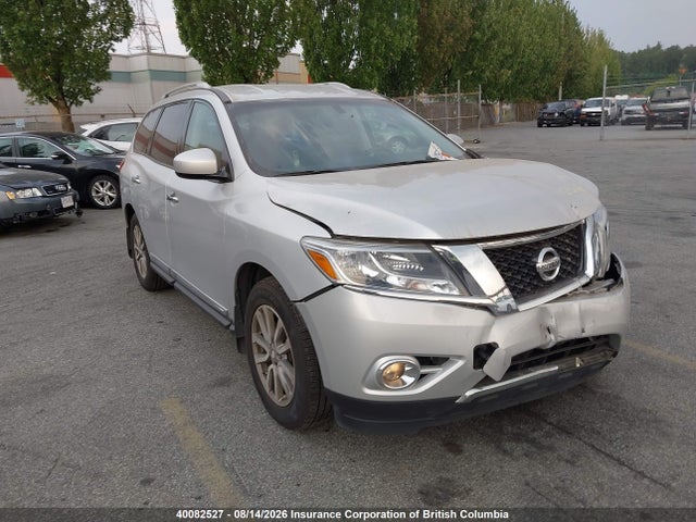 Auction sale of the 2014 Nissan Pathfinder S/sv/sl/platinum, vin: 5N1AR2MM3EC648579, lot number: 40082527
