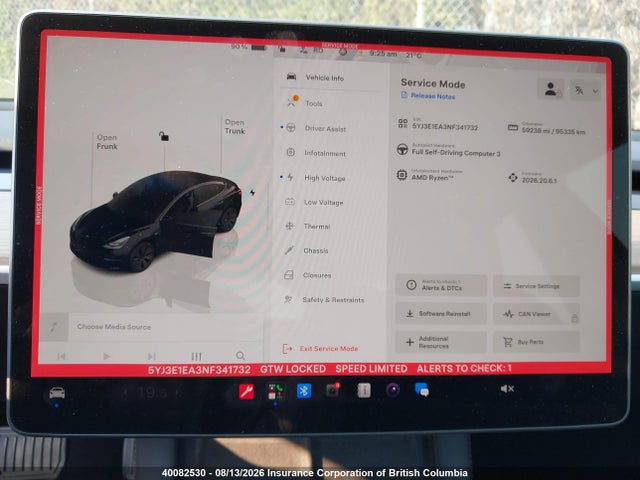 Продаж на аукціоні авто 2022 Tesla Model 3, vin: 5YJ3E1EA3NF341732, номер лоту: 40082530