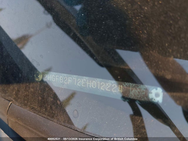 Honda Civic 2014 2HGFB2F72EH012224 Image 20