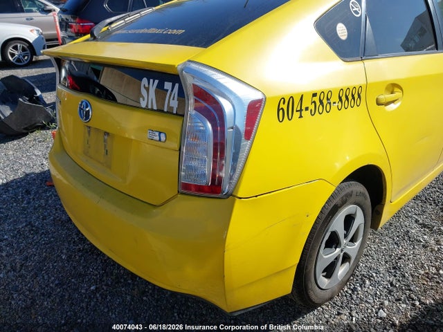 Aukcja sprzedaży 2013 Toyota Prius, vin: JTDKN3DU4D5569869, numer aukcji: 40074043