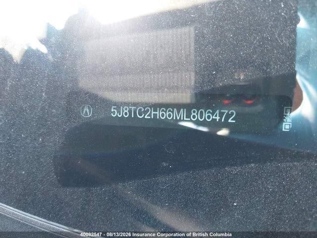 40082547 :رقم المزاد ، 5J8TC2H66ML806472 vin ، 2021 Acura Rdx مزاد بيع
