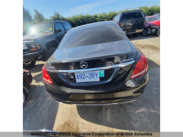 Aukcja sprzedaży 2016 Mercedes-benz C 300 4mati, vin: 55SWF4KB7GU170980, numer aukcji: 40082551