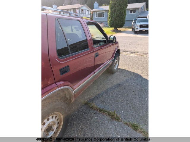 Aukcja sprzedaży 1996 Chevrolet Blazer, vin: 1GNDT13W8T2105710, numer aukcji: 40082552