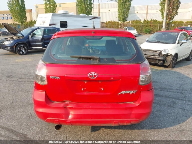 40082553 :رقم المزاد ، 2T1KR32E55C909549 vin ، 2005 Toyota Corolla Matrix Xr مزاد بيع