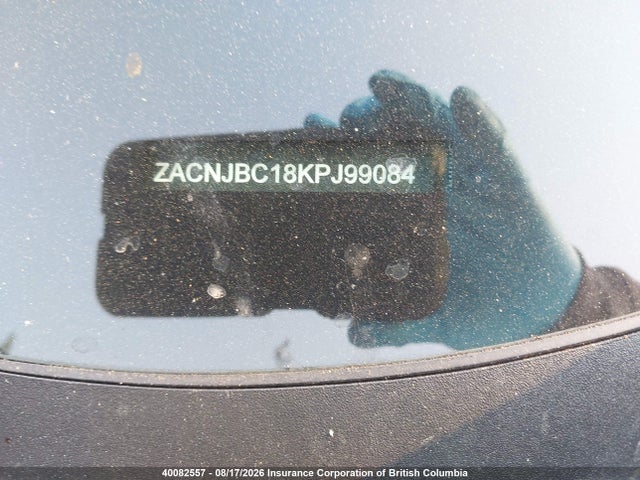 40082557 :رقم المزاد ، ZACNJBC18KPJ99084 vin ، 2019 Jeep Renegade Trailhawk مزاد بيع