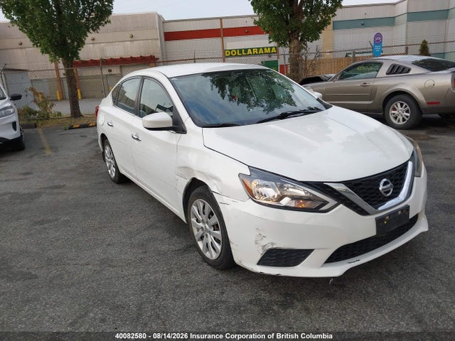 2017 Nissan Sentra 1.8 S/1.8 Sl/1.8 Sv მანქანა იყიდება აუქციონზე, vin: 3N1AB7AP5HL675198, აუქციონის ნომერი: 40082580