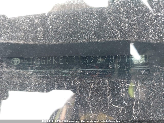 2026 Toyota Sienna Xse Fwd 7-pass მანქანა იყიდება აუქციონზე, vin: 5TDGRKEC1TS297901, აუქციონის ნომერი: 40082603