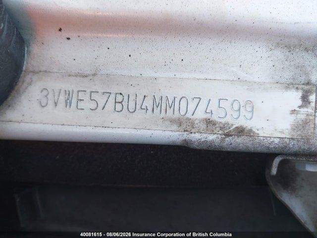 40081615 :رقم المزاد ، 3VWE57BU4MM074599 vin ، 2021 Volkswagen Jetta Sel مزاد بيع