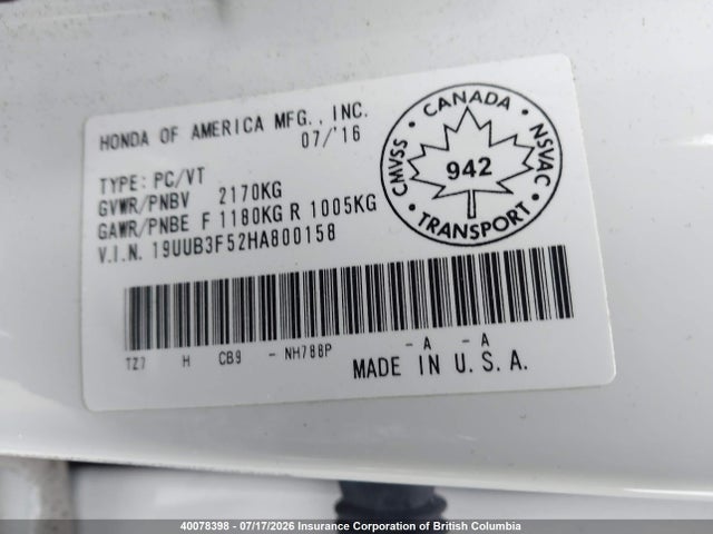 Acura TLX TECH 2017 19UUB3F52HA800158 Image 19