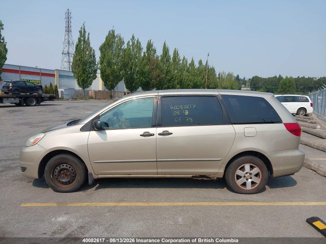 40082617 :رقم المزاد ، 5TDZA29C24S187421 vin ، 2004 Toyota Sienna Ce مزاد بيع
