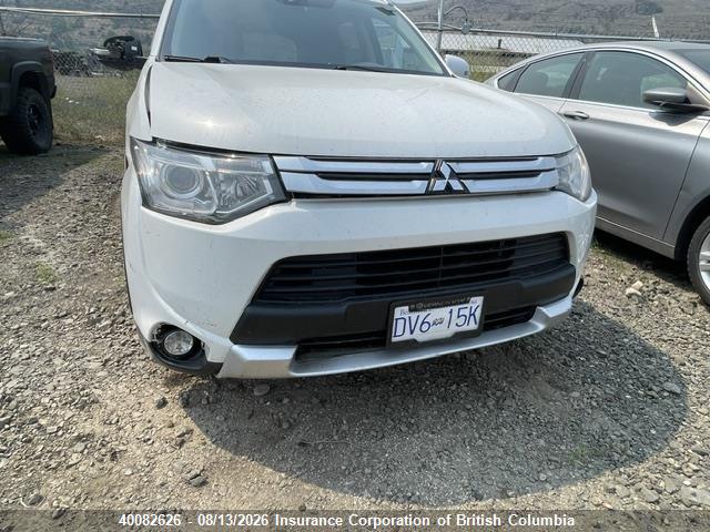 40082626 :رقم المزاد ، JA4JZ4AX7FZ603040 vin ، 2015 Mitsubishi Outlander Gt مزاد بيع