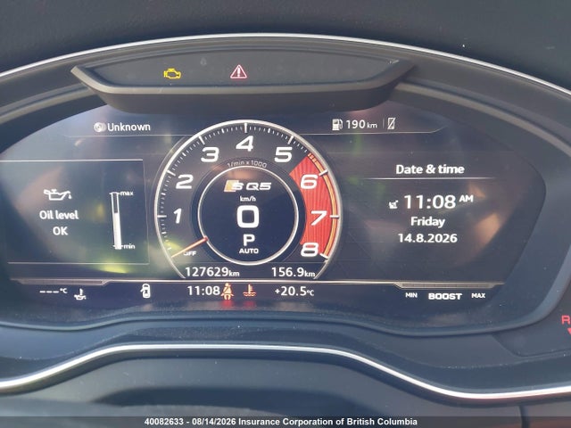 40082633 :رقم المزاد ، WA1C4AFY4K2081459 vin ، 2019 Audi Sq5 مزاد بيع