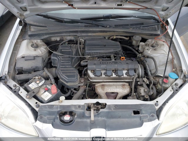 40082650 :رقم المزاد ، 1HGEM21112L809894 vin ، 2002 Honda Civic مزاد بيع