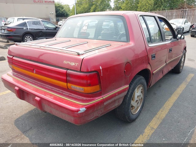 Aukcja sprzedaży 1995 Dodge Spirit, vin: 1B3XA4633SF576395, numer aukcji: 40082652