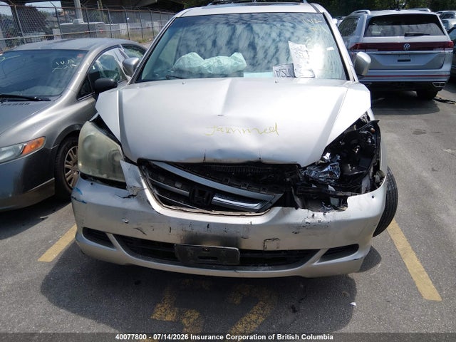 40077800 :رقم المزاد ، 5FNRL38775B506452 vin ، 2005 Honda Odyssey Ex-l مزاد بيع