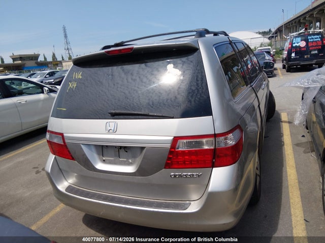 40077800 :رقم المزاد ، 5FNRL38775B506452 vin ، 2005 Honda Odyssey Ex-l مزاد بيع