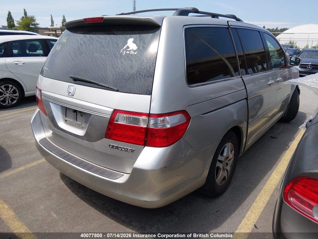 40077800 :رقم المزاد ، 5FNRL38775B506452 vin ، 2005 Honda Odyssey Ex-l مزاد بيع