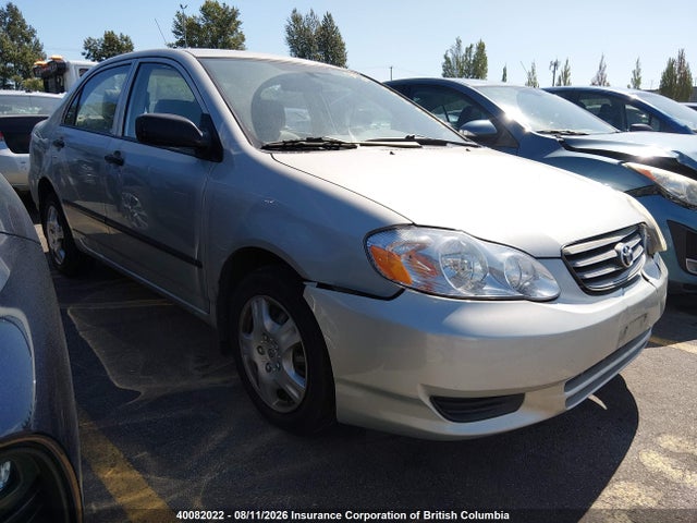 40082022 :رقم المزاد ، 2T1BR32E33C713316 vin ، 2003 Toyota Corolla Ce/le/sport مزاد بيع
