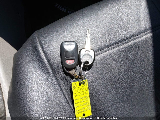 Aukcja sprzedaży 2009 Hyundai Santa Fe Gl, vin: 5NMSG73E89H260809, numer aukcji: 40076569