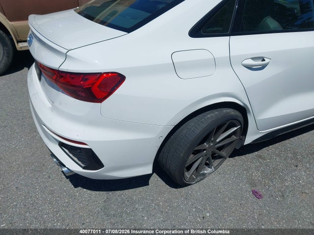 2022 Audi S3 Prestige მანქანა იყიდება აუქციონზე, vin: WAUJ3CGY1NA027750, აუქციონის ნომერი: 40077011