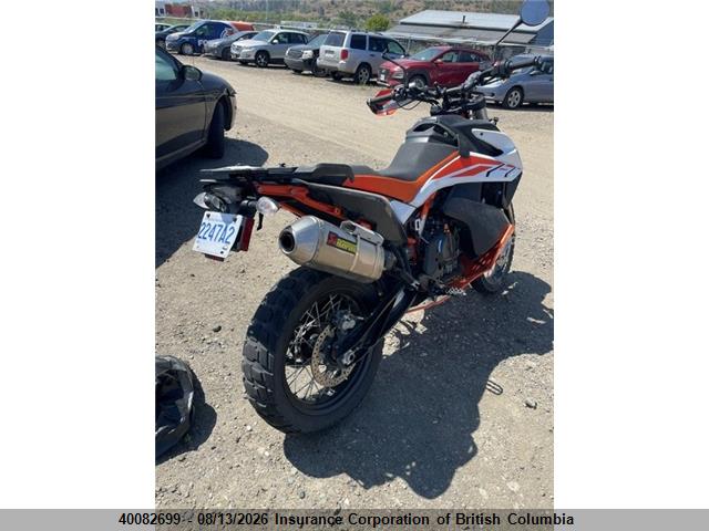 Aukcja sprzedaży 2020 Ktm 790 Adventure R, vin: VBKTR3409LM791039, numer aukcji: 40082699