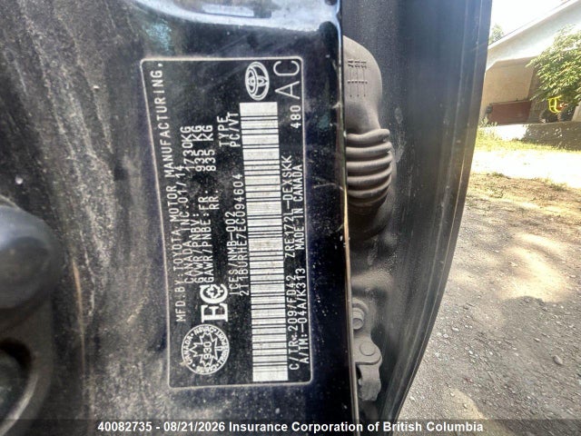 2T1BURHE7EC094604 Toyota Corolla S