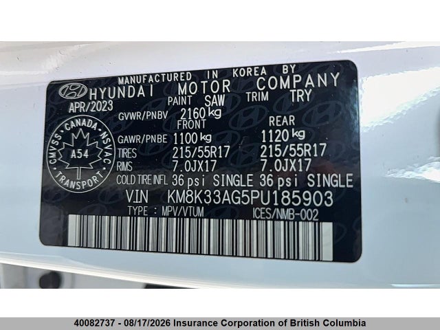 Hyundai Kona 2023 KM8K33AG5PU185903 Image 12