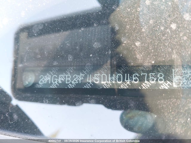 Aukcja sprzedaży 2013 Honda Civic, vin: 2HGFB2F45DH046758, numer aukcji: 40082741