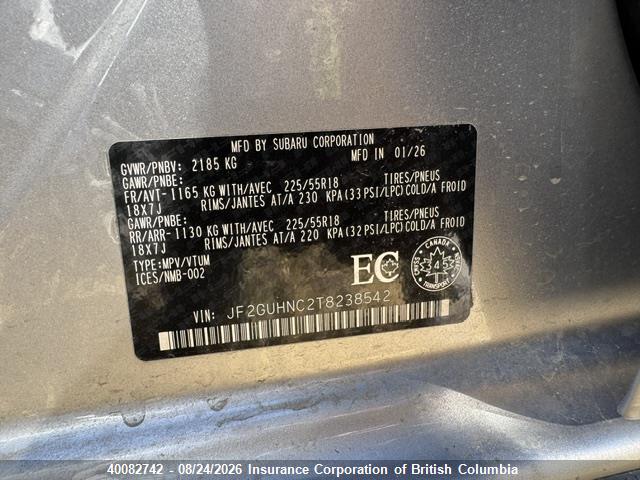 Subaru Crosstrek Limited 2026 JF2GUHNC2T8238542 Image 6