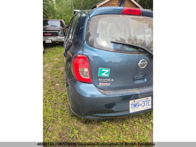 2017 Nissan Micra მანქანა იყიდება აუქციონზე, vin: 3N1CK3CP3HL261478, აუქციონის ნომერი: 40082743