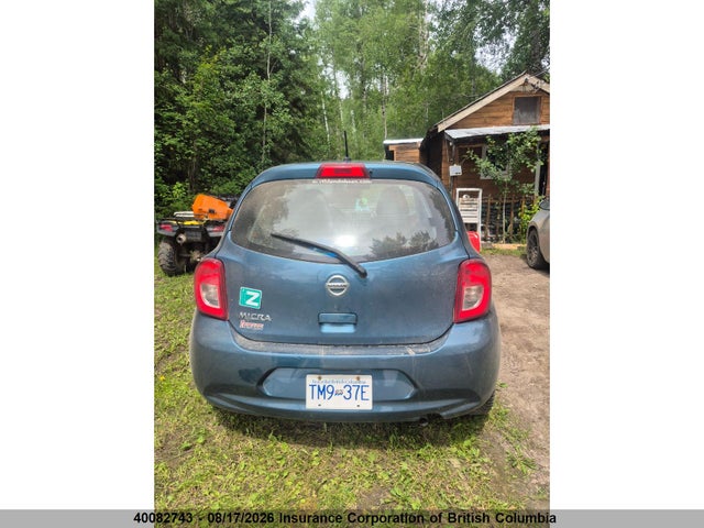 2017 Nissan Micra მანქანა იყიდება აუქციონზე, vin: 3N1CK3CP3HL261478, აუქციონის ნომერი: 40082743