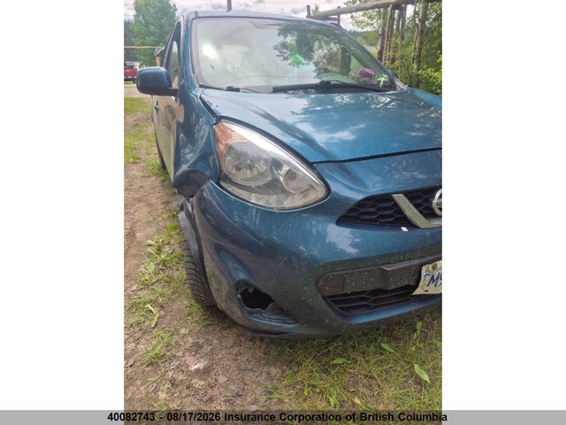 2017 Nissan Micra მანქანა იყიდება აუქციონზე, vin: 3N1CK3CP3HL261478, აუქციონის ნომერი: 40082743