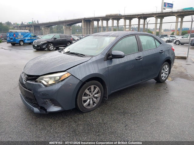 2015 Toyota Corolla L/le/le Pls/prm/s/s Pls მანქანა იყიდება აუქციონზე, vin: 2T1BURHE9FC436569, აუქციონის ნომერი: 40078153