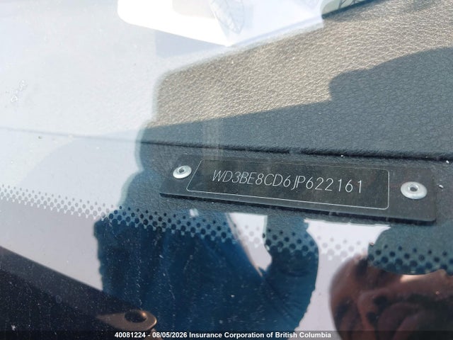 Продажа на аукционе авто 2018 Mercedes-benz Sprinter 2500, vin: WD3BE8CD6JP622161, номер лота: 40081224