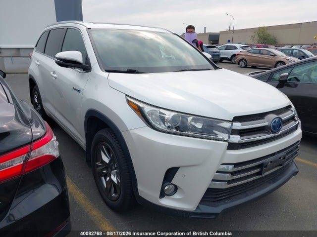 Продаж на аукціоні авто 2017 Toyota Highlander Hybrid Ltd Platinum, vin: 5TDDGRFH9HS026166, номер лоту: 40082768