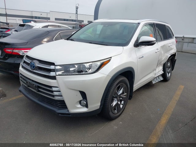 Aukcja sprzedaży 2017 Toyota Highlander Hybrid Ltd Platinum, vin: 5TDDGRFH9HS026166, numer aukcji: 40082768