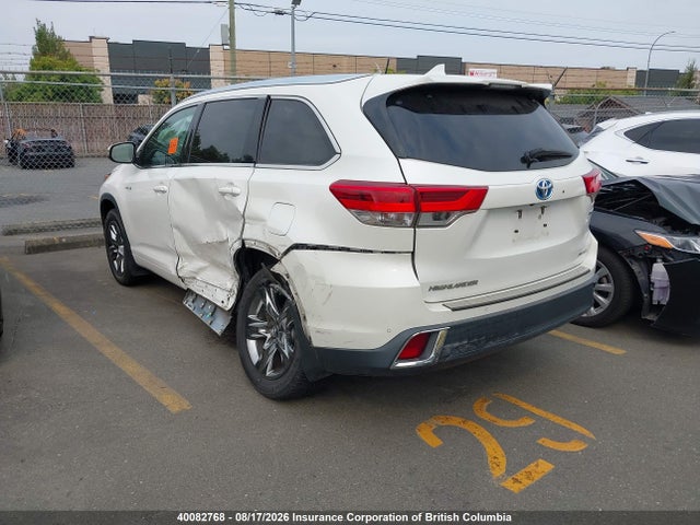 Aukcja sprzedaży 2017 Toyota Highlander Hybrid Ltd Platinum, vin: 5TDDGRFH9HS026166, numer aukcji: 40082768