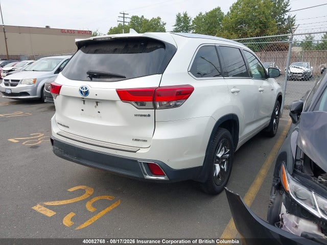 Aukcja sprzedaży 2017 Toyota Highlander Hybrid Ltd Platinum, vin: 5TDDGRFH9HS026166, numer aukcji: 40082768