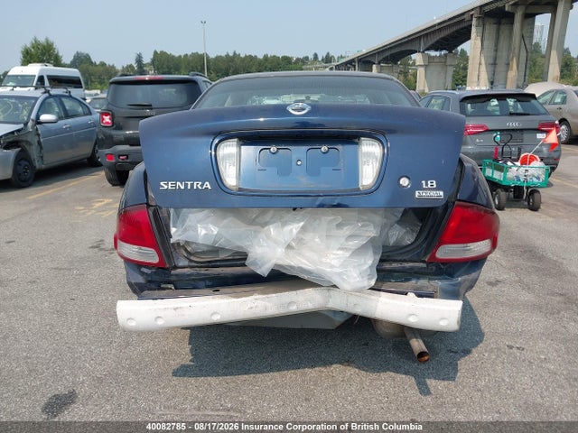 2005 Nissan Sentra 1.8/1.8s მანქანა იყიდება აუქციონზე, vin: 3N1CB51DX5L459331, აუქციონის ნომერი: 40082785