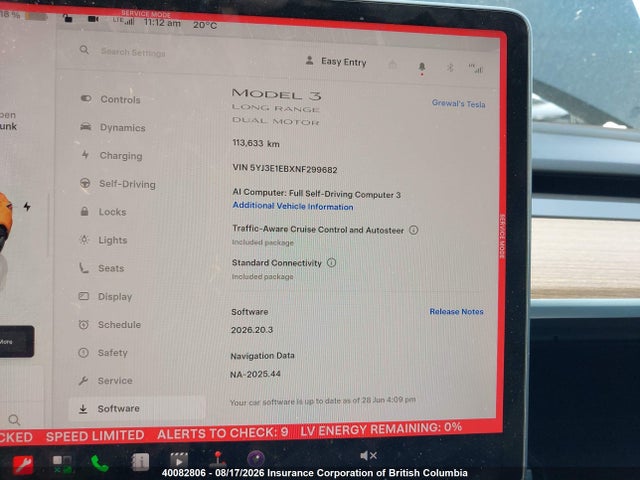 Продажа на аукционе авто 2022 Tesla Model 3 Long Range, vin: 5YJ3E1EBXNF299682, номер лота: 40082806