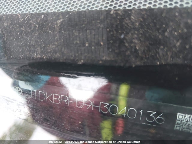 2017 Toyota Prius მანქანა იყიდება აუქციონზე, vin: JTDKBRFU9H3040136, აუქციონის ნომერი: 40082822