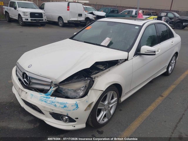 Продажа на аукционе авто 2010 Mercedes-benz C 300, vin: WDDGF5EB6AR121252, номер лота: 40078384