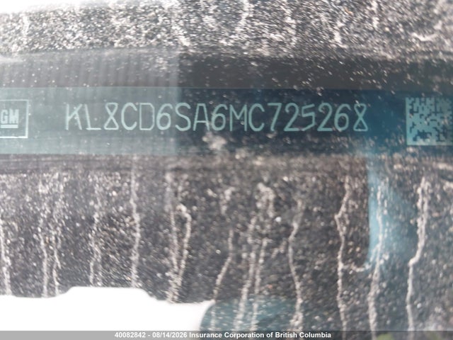 40082842 :رقم المزاد ، KL8CD6SA6MC725268 vin ، 2021 Chevrolet Spark مزاد بيع